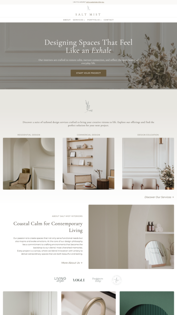 Aveny Signature Collection Salt Mist